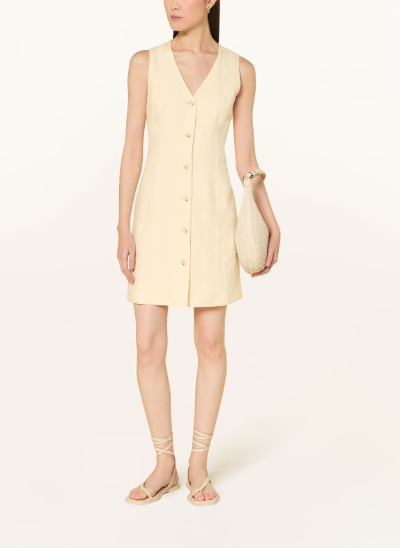 YERSE Lněné šaty RITA REŽNÁ