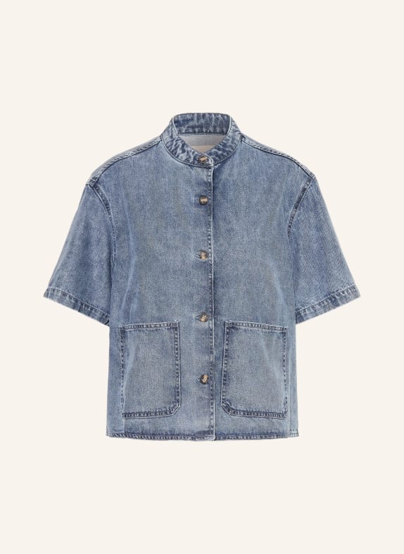 YERSE Jeansbluse CLEO BLAU