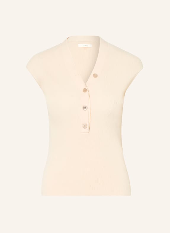 YERSE Pletený top LAVANDER REŽNÁ