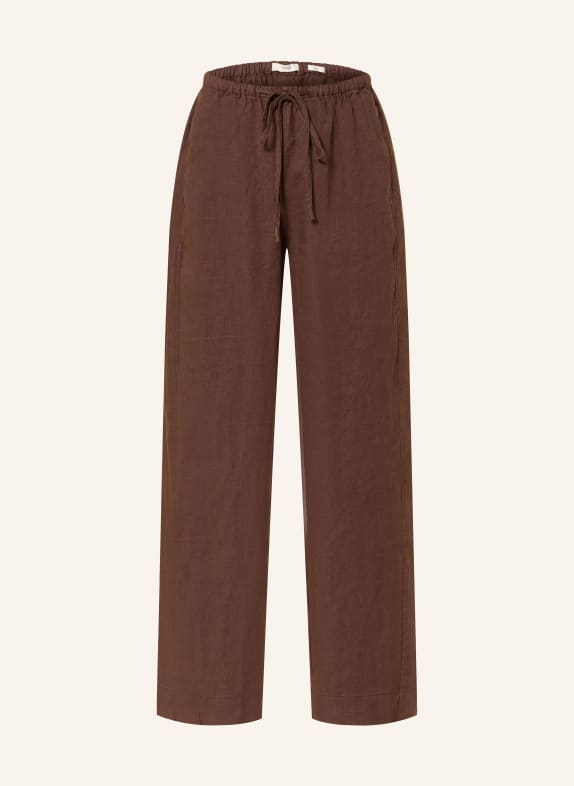 YERSE Leinen-Culotte RITA DUNKELBRAUN