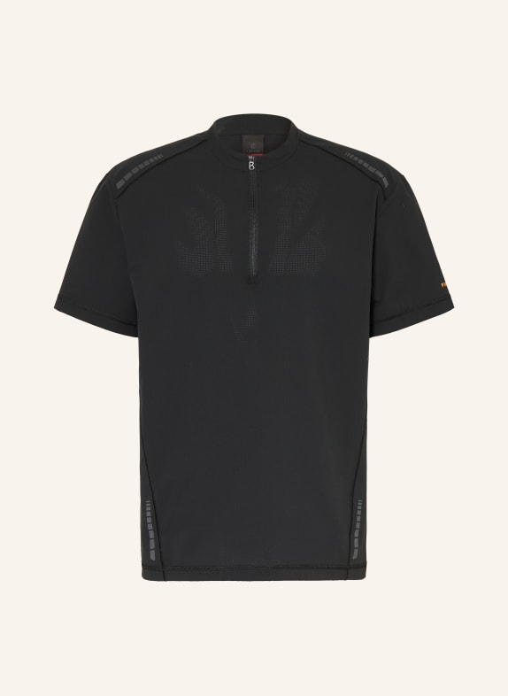 FIRE+ICE Koszulka funkcjonalna AOULI CZARNY / POMARAŃCZOWY