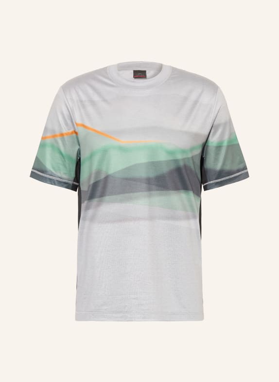 FIRE+ICE Koszulka funkcjonalna BALDUIN SZARY / ZIELONY / CZARNY