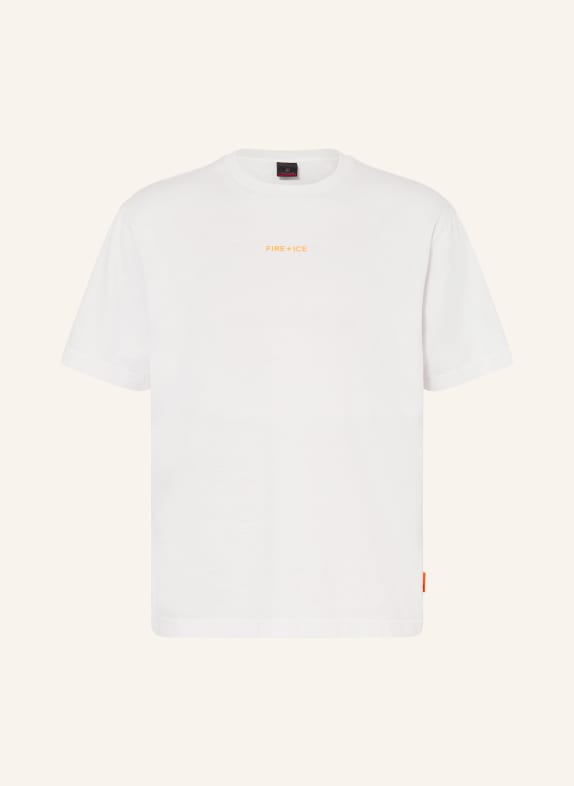 FIRE+ICE Koszulka AVAN JASNOCZARY / JASKRAWY POMARAŃCZOWY