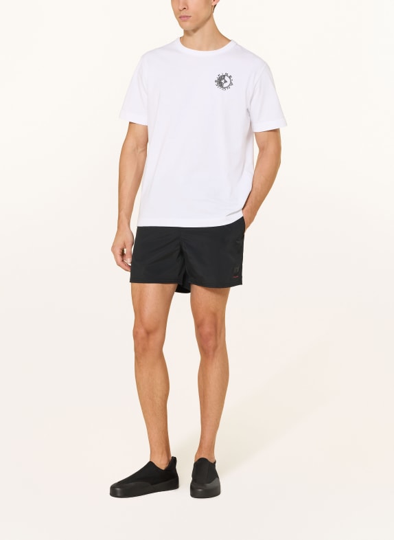 FIRE+ICE T-shirt LINO WIT / ZWART