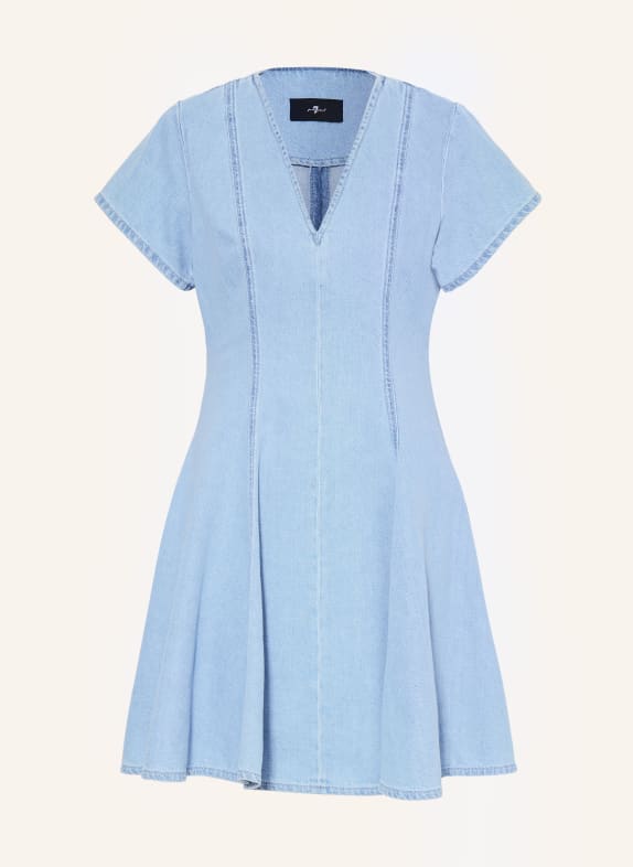 7 for all mankind HANA denim dress LIGHT BLUE