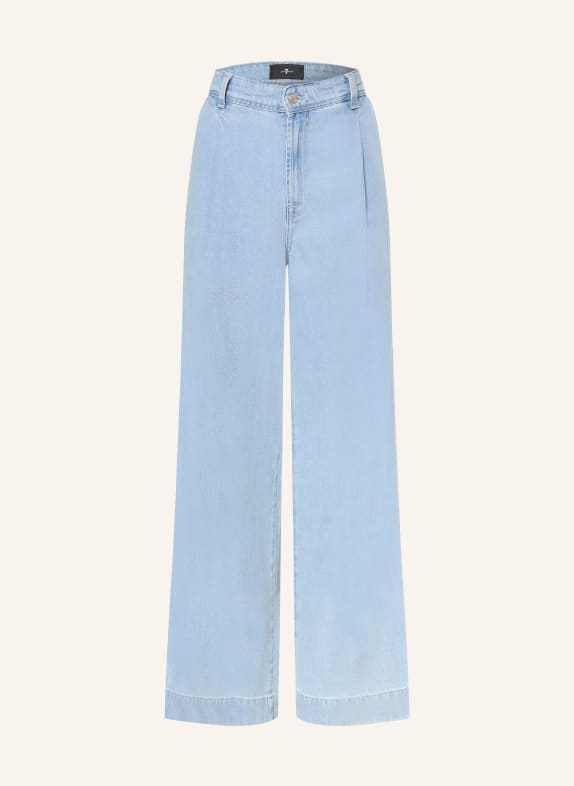 7 for all mankind Wide Leg Jeans HANA 1BA Light Blue