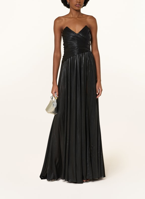 RETROFÊTE Večerní šaty WALDORF ČERNÁ