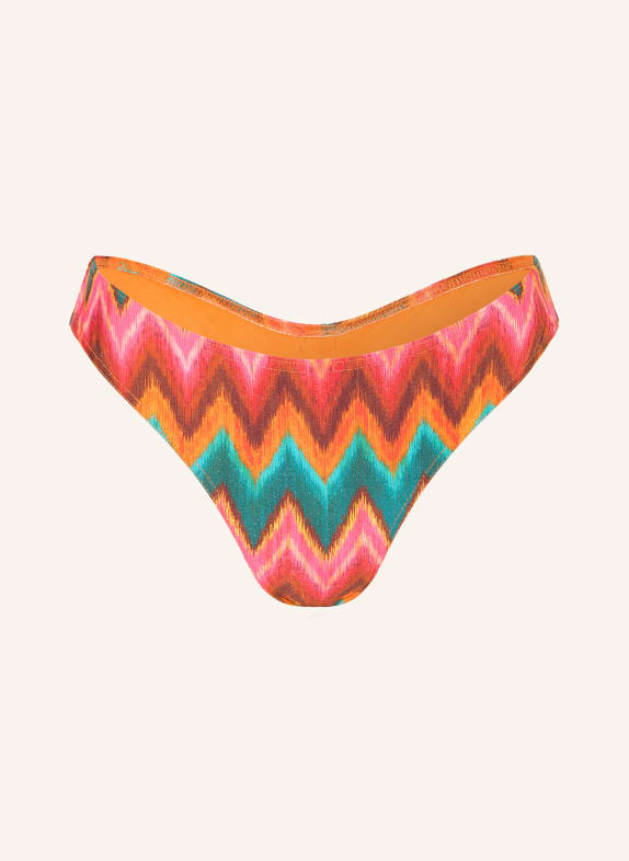BANANA MOON Brazilské bikiny TUPA NALIKA s třpytivou nití ORANŽOVÁ / RŮŽOVÁ / PETROLEJOVÁ