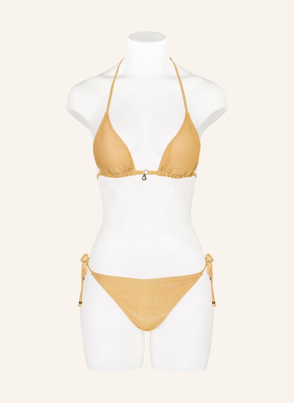 BANANA MOON Triangelbikini CRICOMASSA met glitterstof GOUD