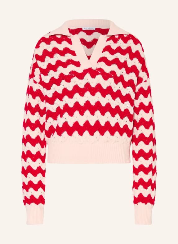 MRS & HUGS sweater RED / PINK