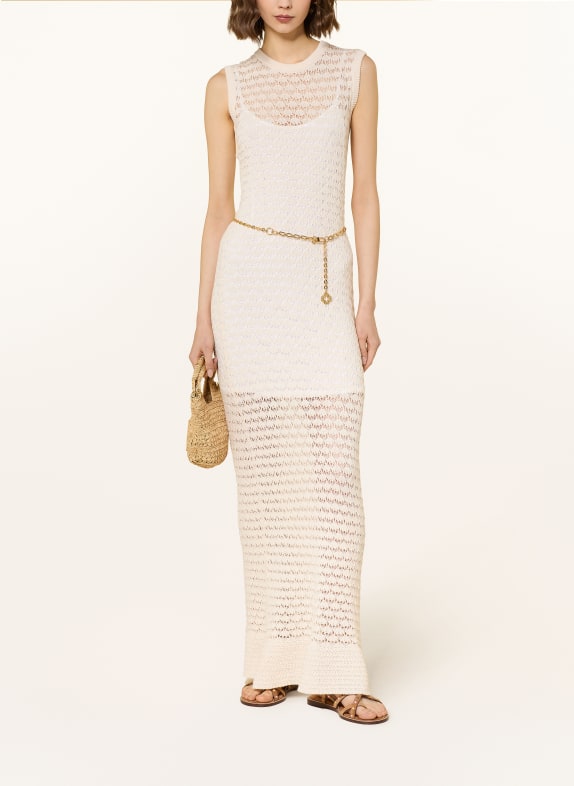 MRS & HUGS robe en tricot CRÈME