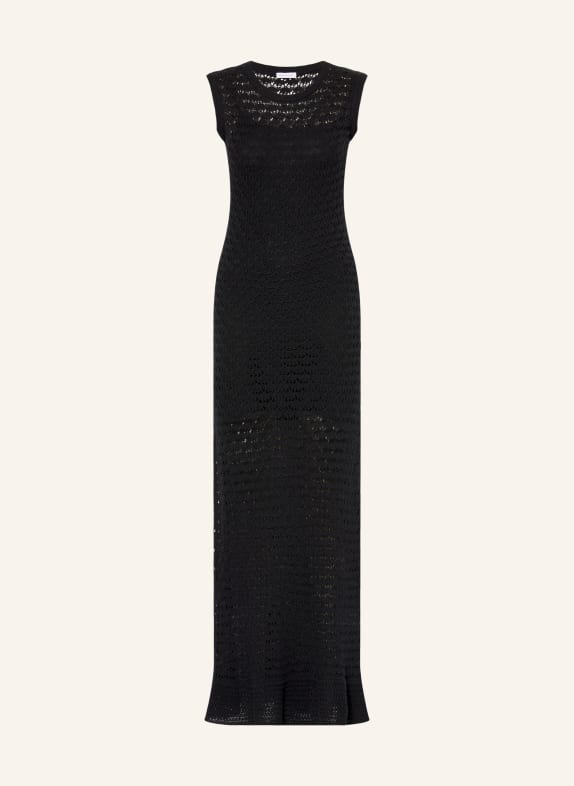 MRS & HUGS pletené šaty ČERNÁ