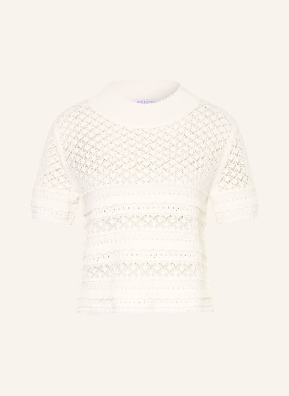 MRS & HUGS knit shirt WHITE