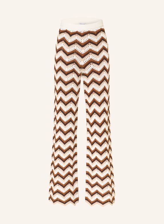 MRS & HUGS crochet pants offwhite/brown