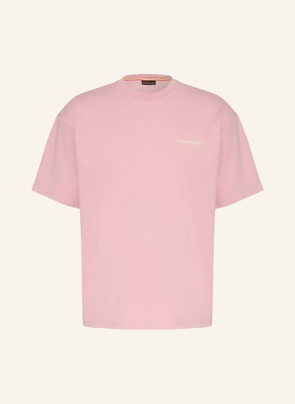 NAPAPIJRI T-Shirt S-FLUORITE ALTROSA / GELB / HELLBLAU