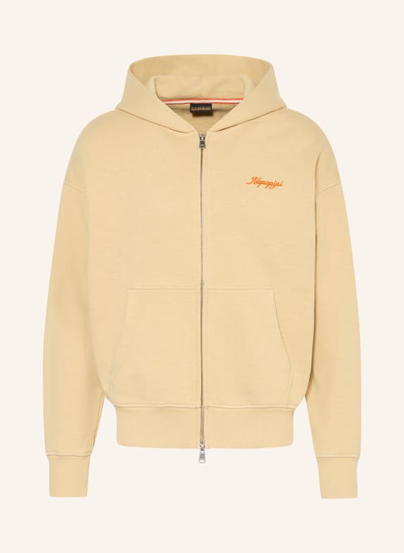 NAPAPIJRI Oversized sweatshirt jacket B-UYUNI BEIGE
