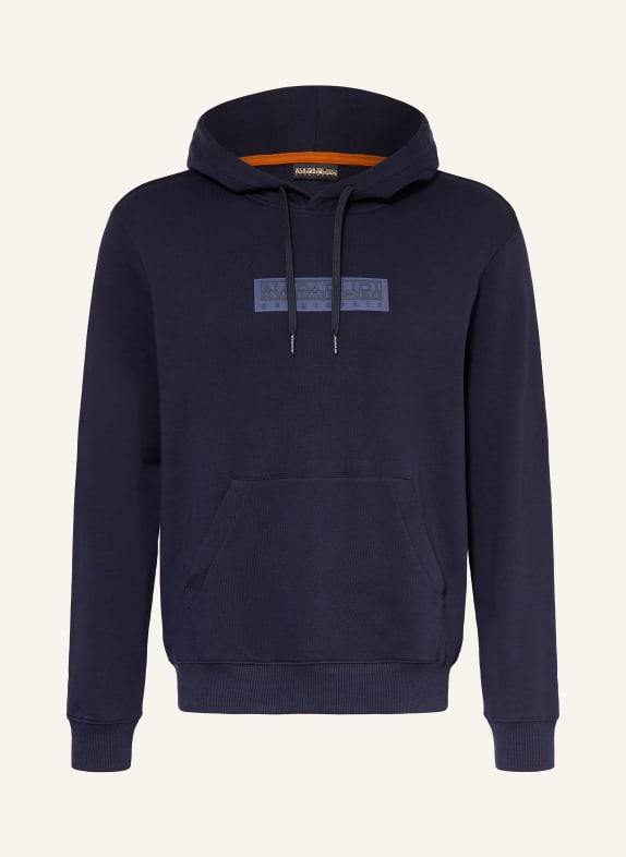 NAPAPIJRI Mikina s kapucí B-BOX TMAVĚ MODRÁ / MODRÁ