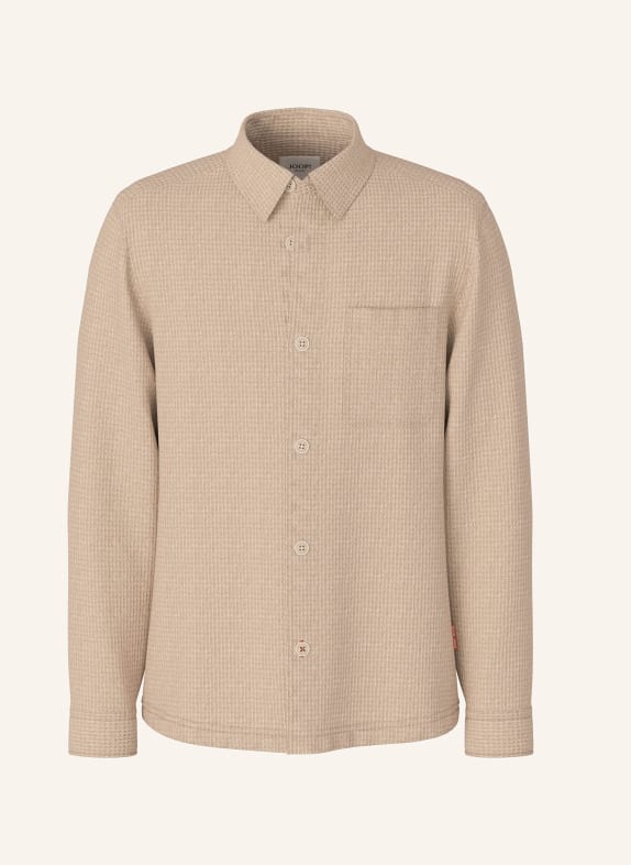 JOOP! JEANS Košile HARVI Regular Fit BÉŽOVÁ / KRÉMOVÁ