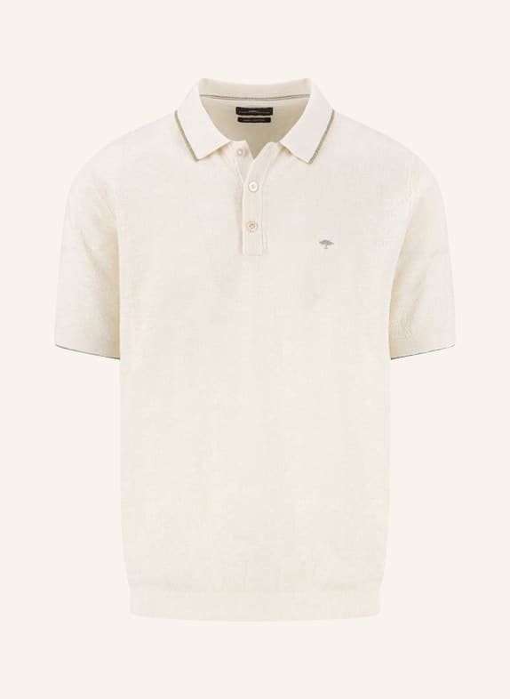 FYNCH-HATTON Polo en maille CRÈME / KAKI