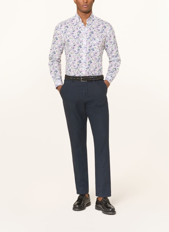 FYNCH-HATTON Overhemd Regular Fit ROZE / GROEN / DONKERBLAUW