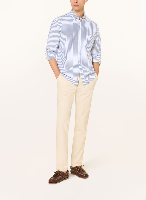 FYNCH-HATTON Oxford-overhemd Regular Fit BLAUW / WIT