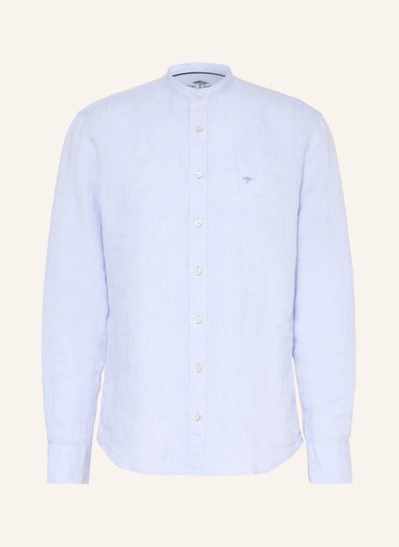 FYNCH-HATTON Leinenhemd Regular Fit HELLBLAU