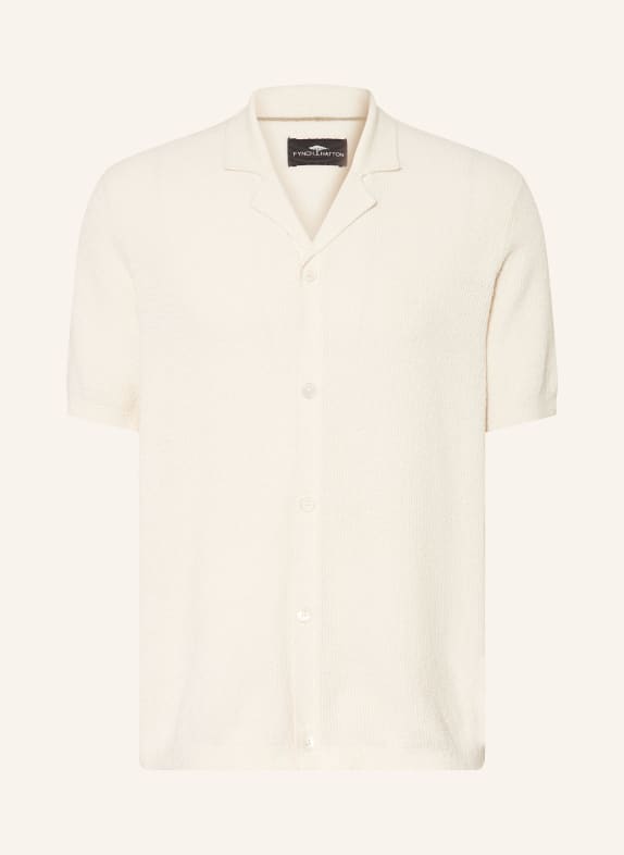 FYNCH-HATTON Stick-Poloshirt CREME