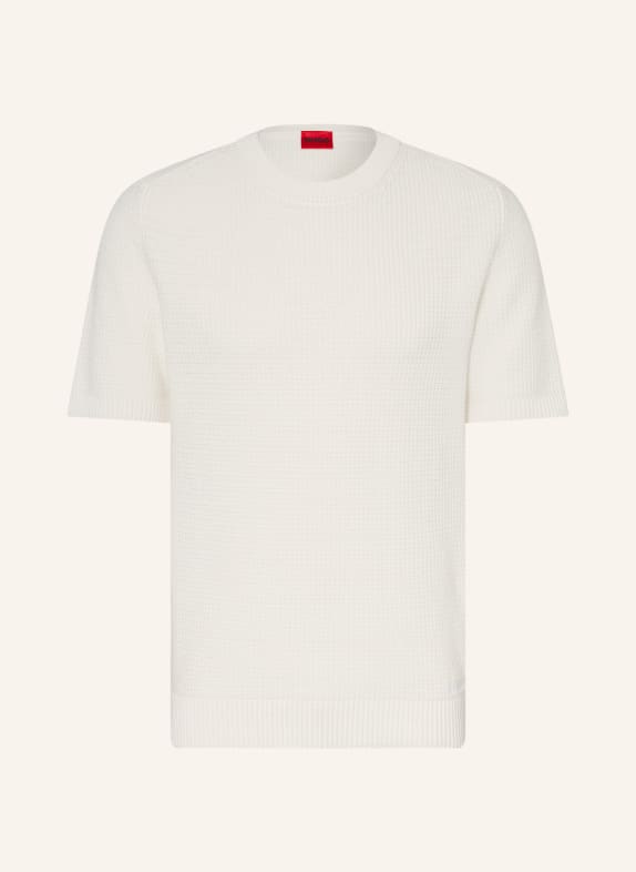 HUGO Strickshirt SAFFON CREME