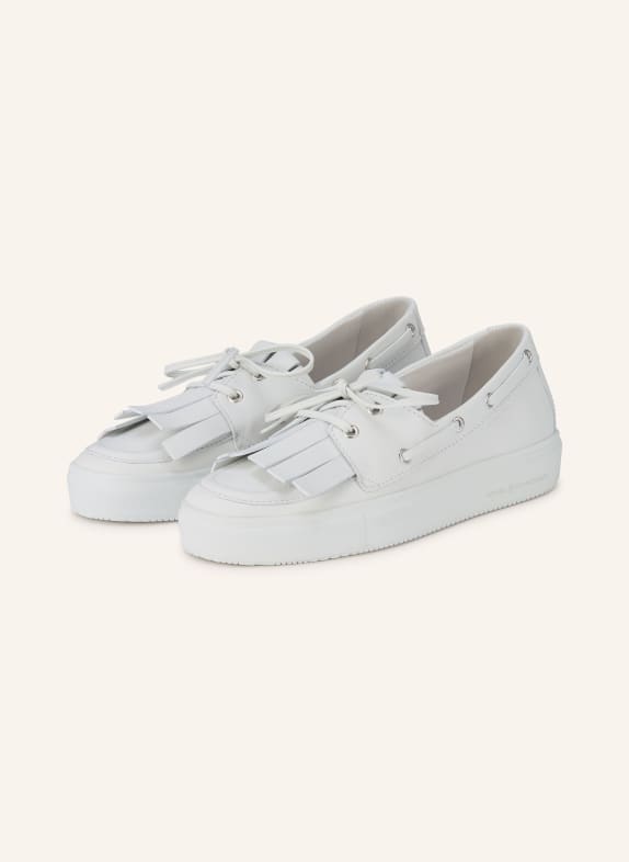 KENNEL & SCHMENGER LENI boat shoes WHITE