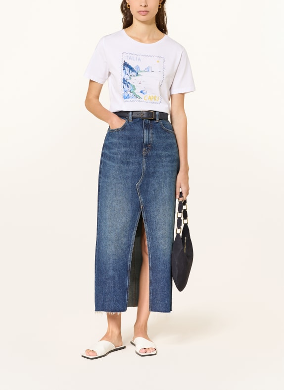 lilienfels T-shirt met pailletten CRÈME / MINT / BLAUW