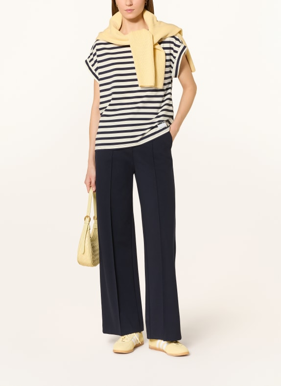 Smith & Soul T-shirt WIT / DONKERBLAUW