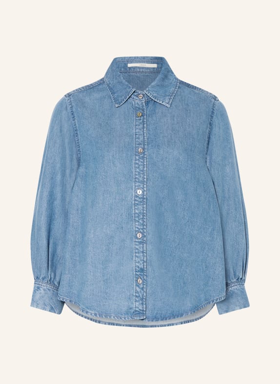 LANIUS džínová košile MODRÁ