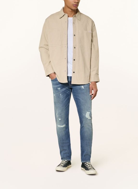 REPLAY Blugi distruși ANBASS Slim Fit 009 MEDIUM BLUE