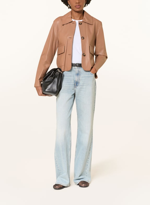 STUDIO AR Kurtka skórzana MARLEY KONIAKOWY