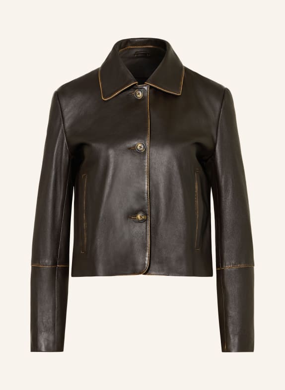 STUDIO AR Lederjacke CLEO DUNKELBRAUN