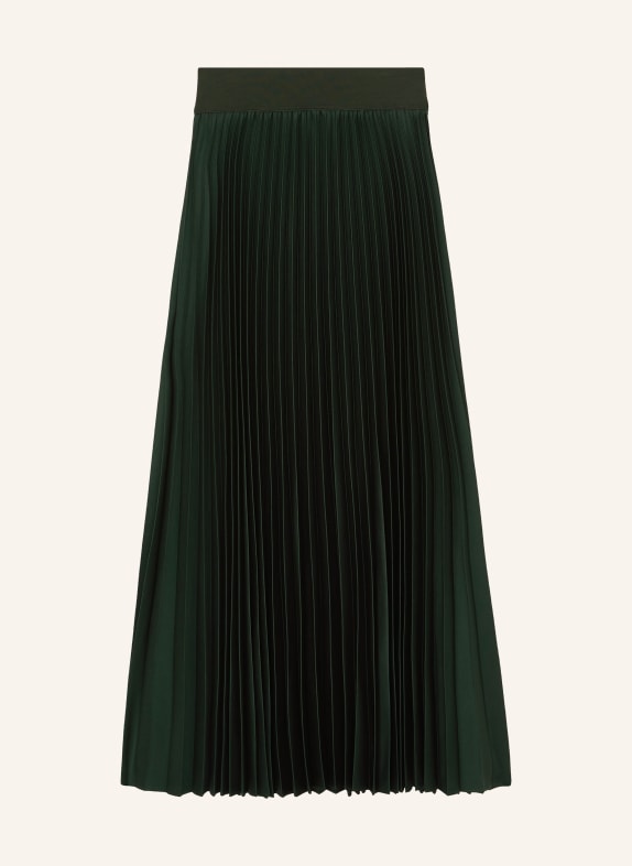 REISS Plisseerock SEREN DUNKELGRÜN
