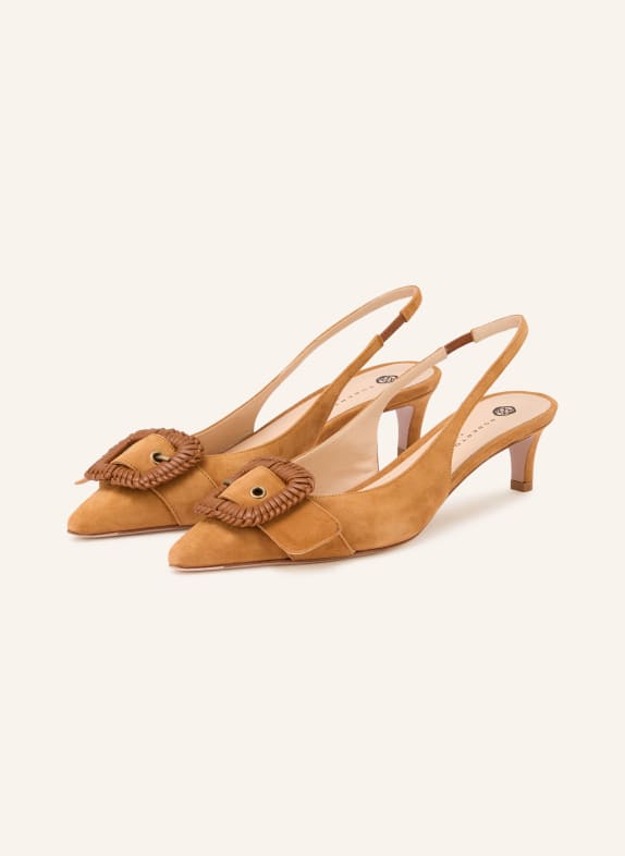 ROBERTO FESTA Slingpumps VEGA COGNAC