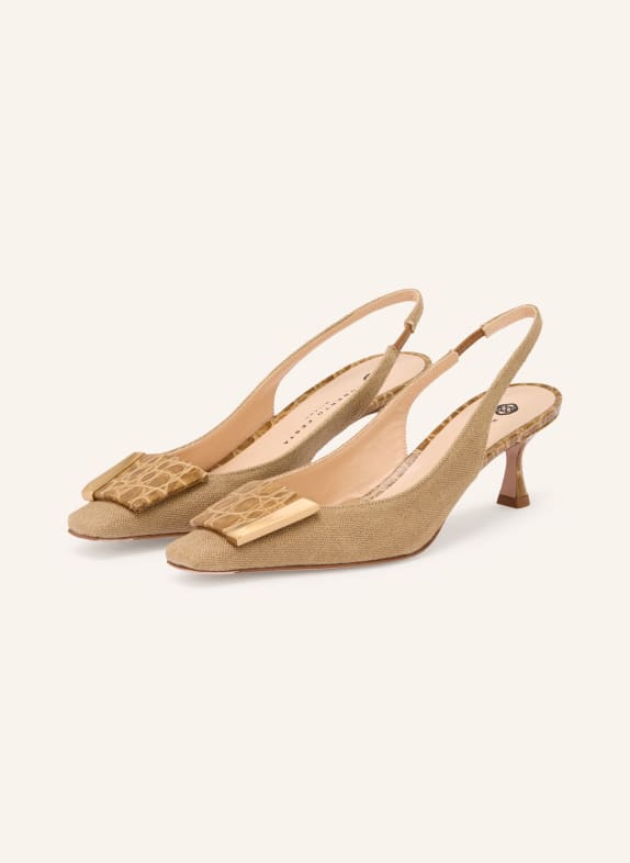 ROBERTO FESTA Slingpumps ARIENNE CAMEL