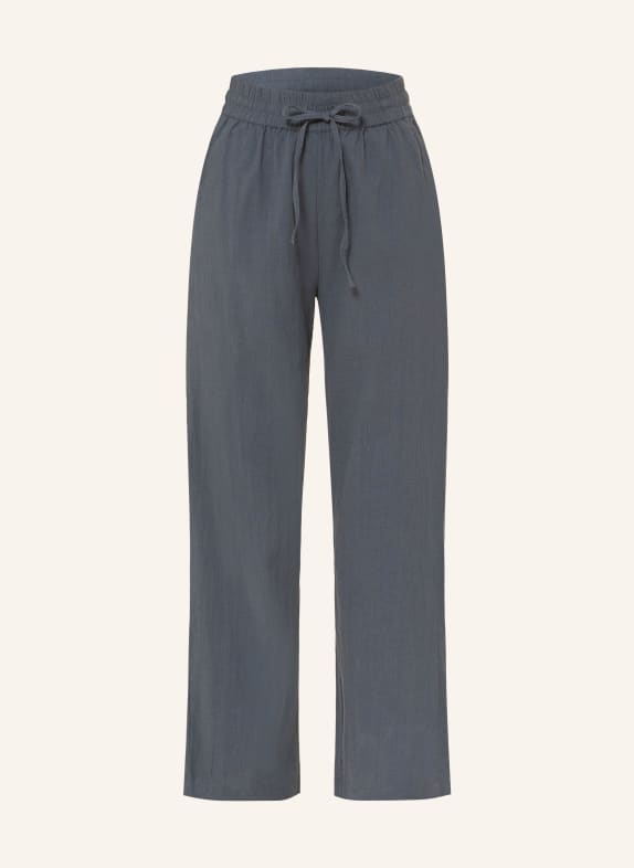 ONLY kalhoty Marlene TMAVĚ ŠEDÁ