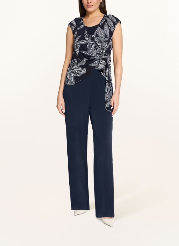 Vera Mont Jumpsuit DONKERBLAUW / WIT
