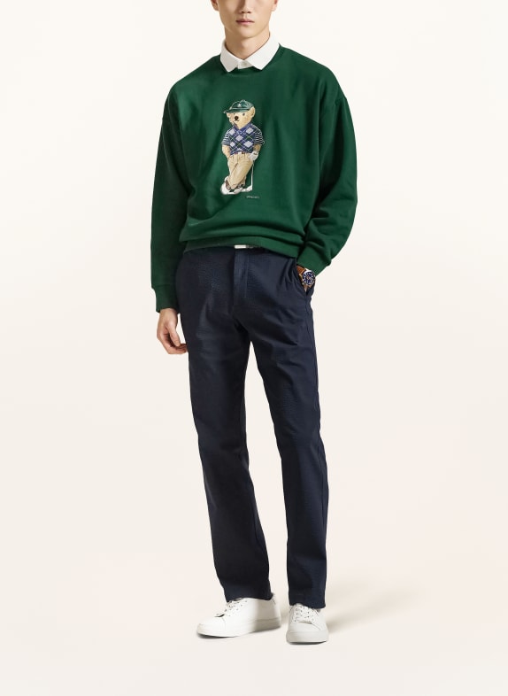 RLX RALPH LAUREN sweatshirt DONKERGROEN