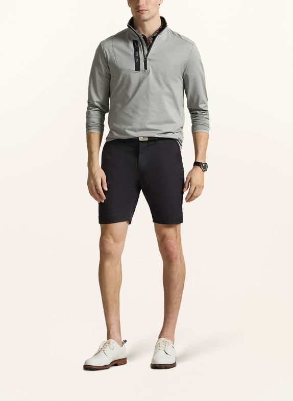 RLX RALPH LAUREN functional shirt GRAY / BLACK