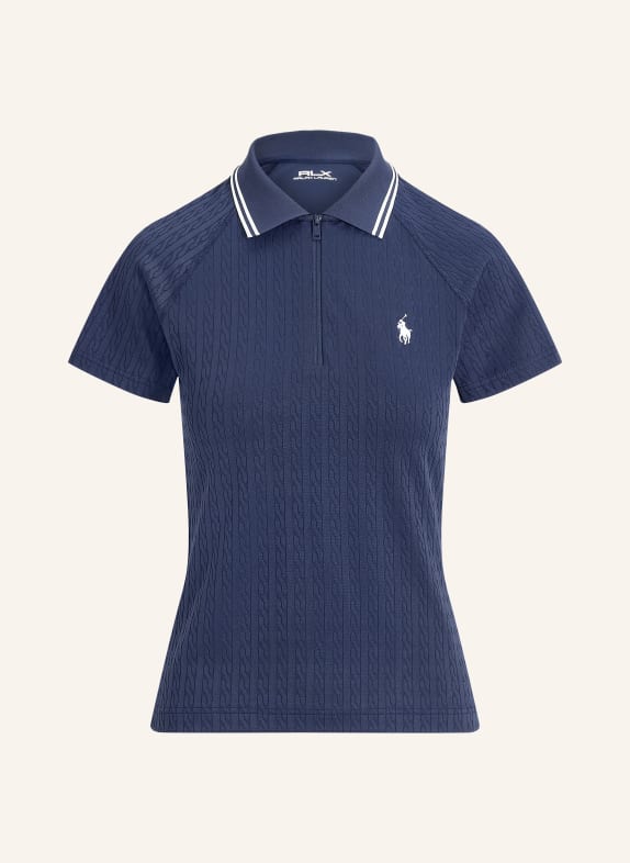 RLX RALPH LAUREN Funktions-Poloshirt DUNKELBLAU / WEISS