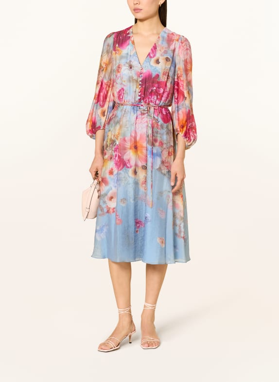 V by Vera Mont Kleid HELLBLAU / PINK / ORANGE