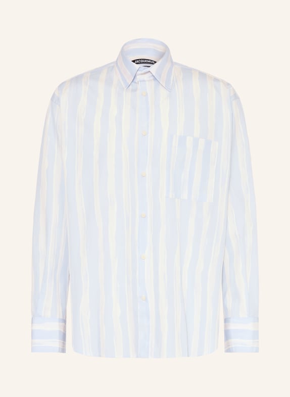 JACQUEMUS Hemd LE PAYSAN Comfort Fit HELLBLAU / WEISS