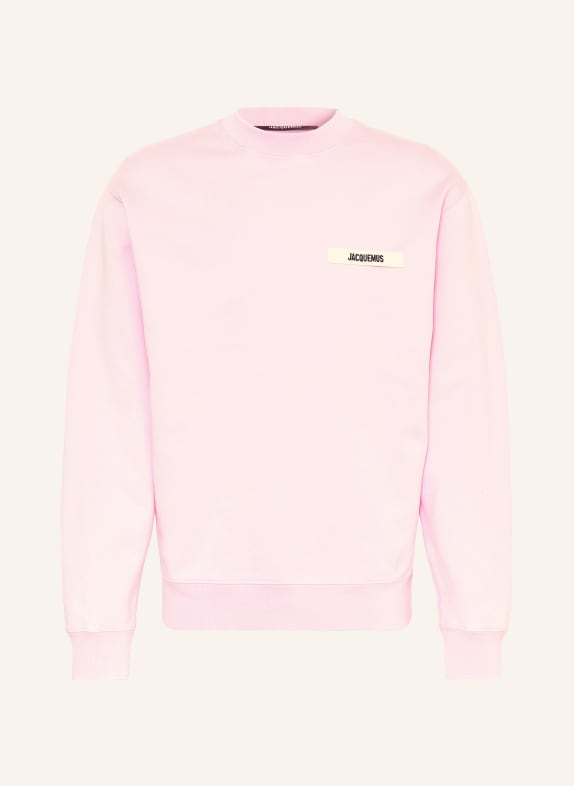 JACQUEMUS Sweatshirt LE SWEATSHIRT GROS GRAIN ROSA
