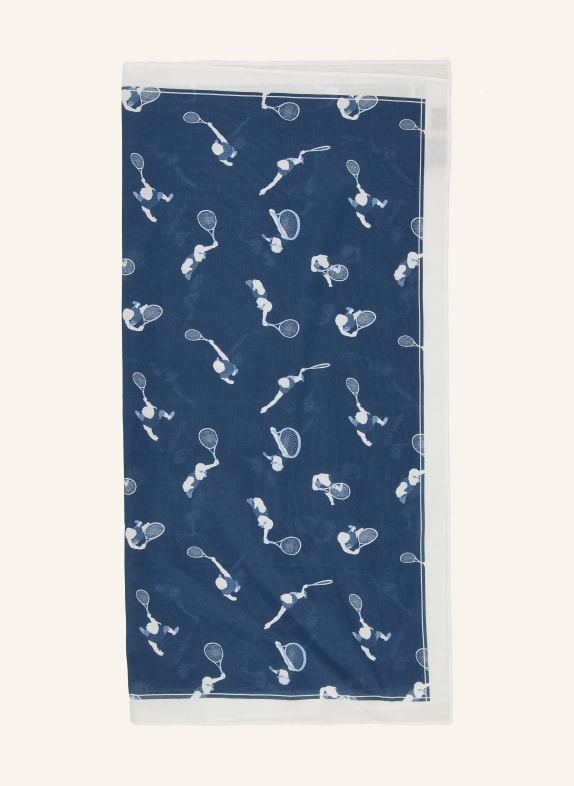 OLYMP Tuch DUNKELBLAU / WEISS