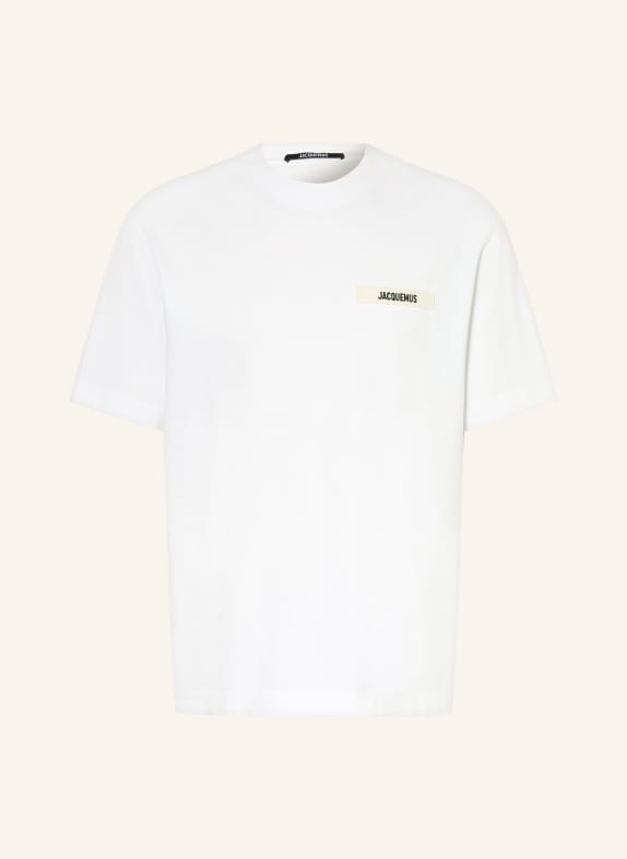 JACQUEMUS T-shirt LE TSHIRT GROS GRAIN WHITE