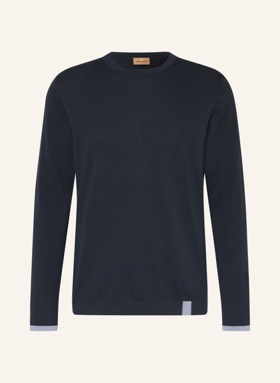 MOS MOSH Gallery Svetr MMGJUSTIN TMAVĚ MODRÁ