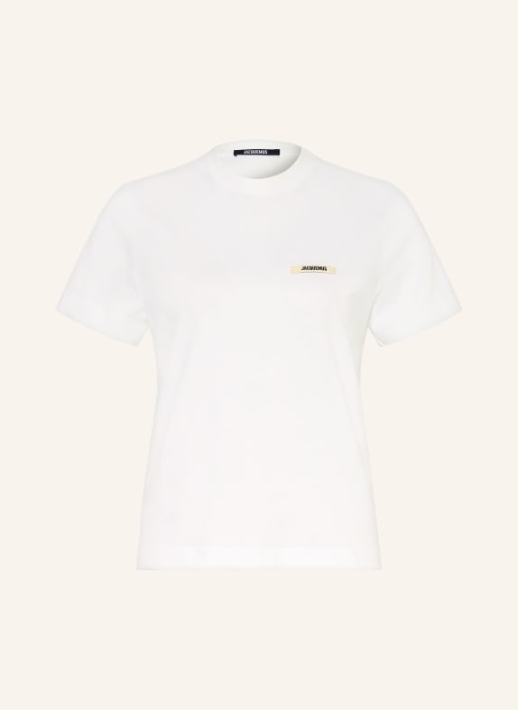 JACQUEMUS T-Shirt LE T-SHIRT GROS GRAIN WEISS